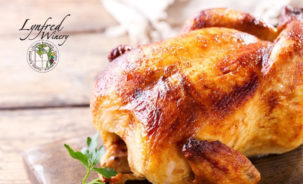 Whole Roasted Chicken with Portobello Sauce