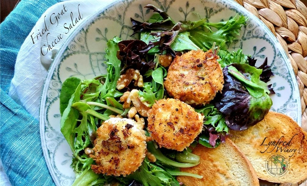 Fried Goat Cheese Salad