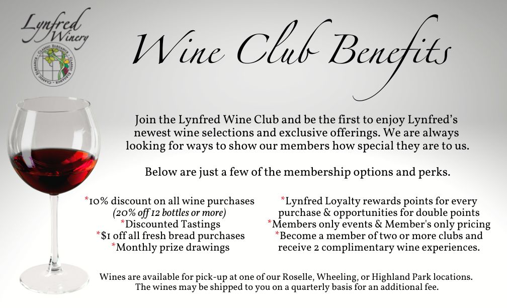 Wine Club Benefits discounted wines, wine glasses, loyalty points