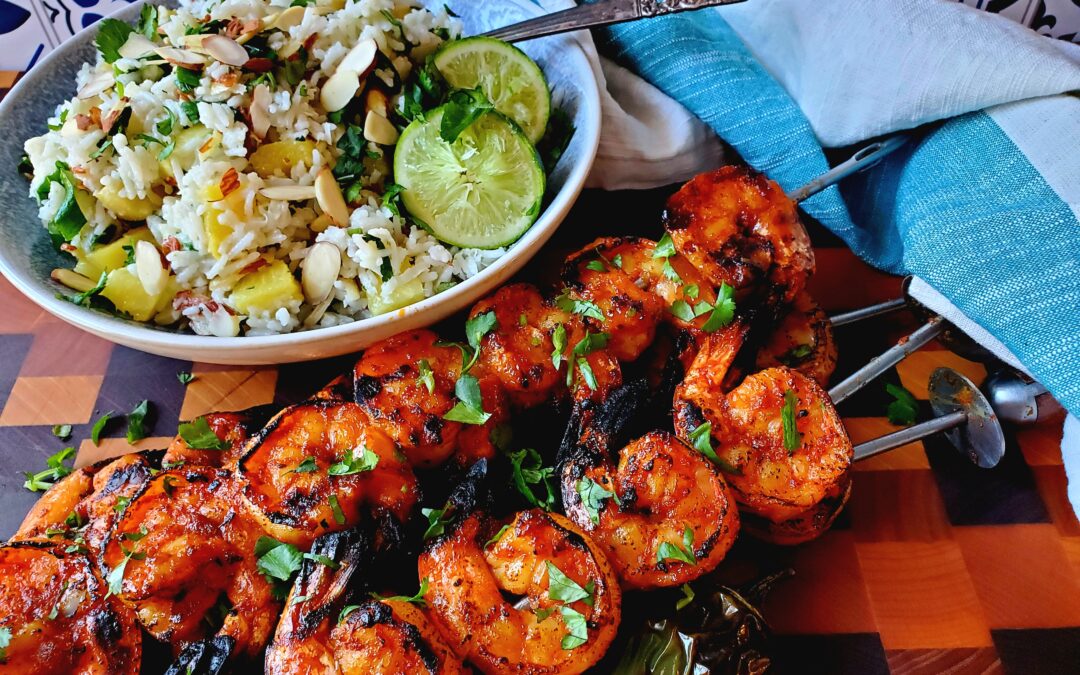 Margarita Shrimp with Hawaiian Pineapple Rice