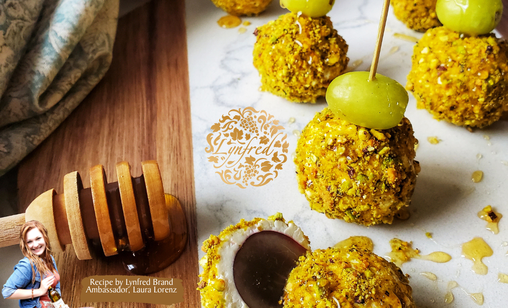 Grape Balls of Goat Cheese