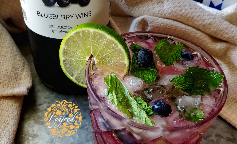 Blueberry Wine Mojito