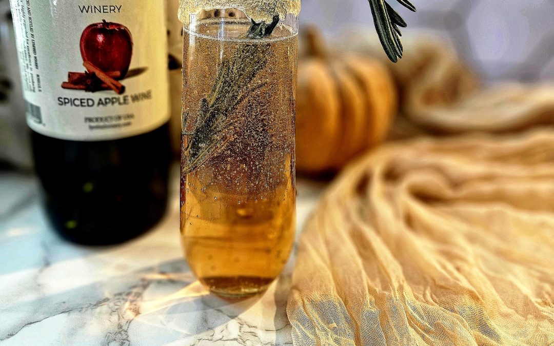 Spiced Apple Mimosa