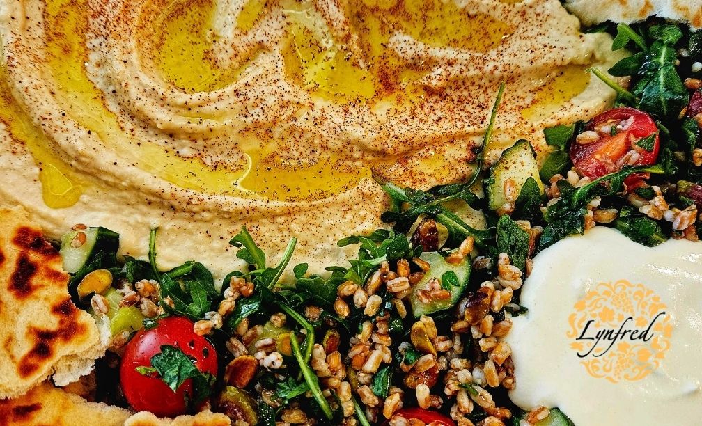 Farro Tabbouleh Salad with Whipped Feta