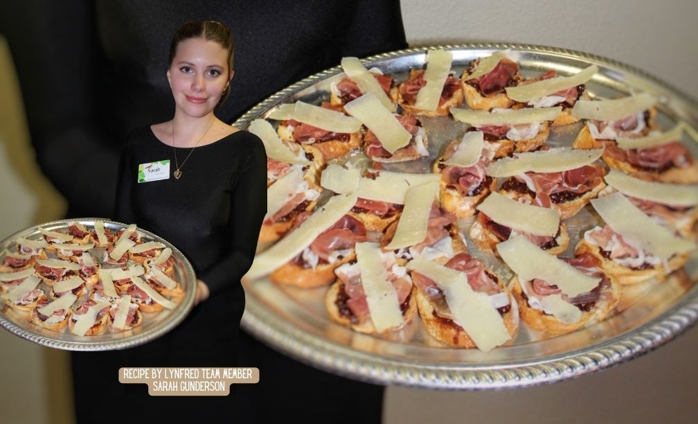 Cherry Chutney & Proscuitto Crostini